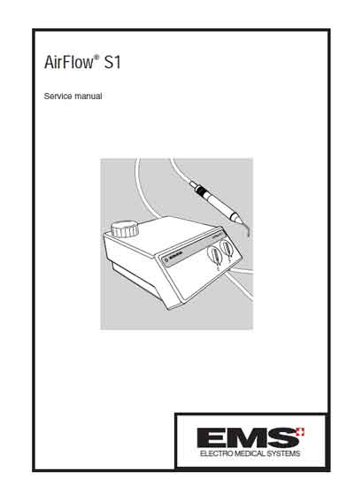 Сервисная инструкция, Service manual на Стоматология Air-Flow S1