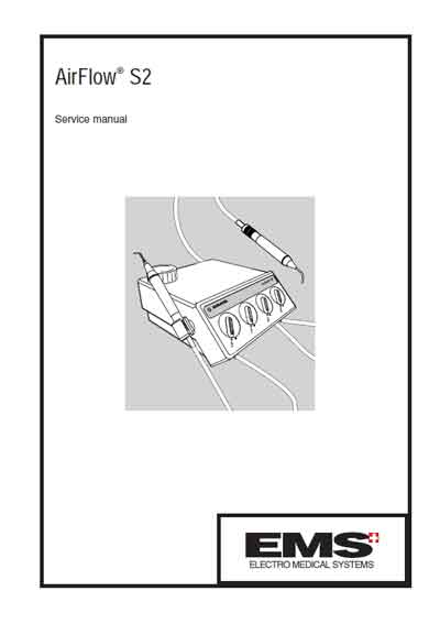 Сервисная инструкция, Service manual на Стоматология Air-Flow S2
