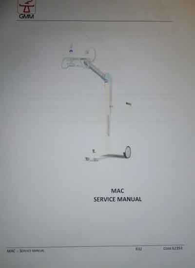 Сервисная инструкция, Service manual на Рентген MAC (GMM)