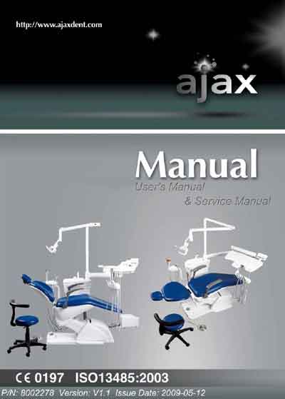 Инструкция по эксплуатации, Operation (Instruction) manual на Стоматология AJ 11, 12, 15 (Ajax)