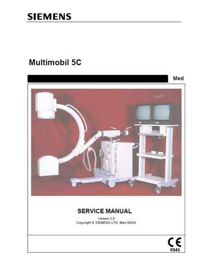 Сервисная инструкция, Service manual на Рентген Multimobil 5C