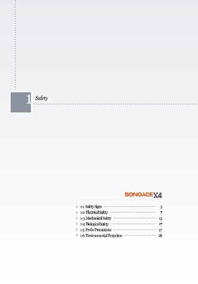 Сервисная инструкция Service manual на SonoAce x4 [Medison]