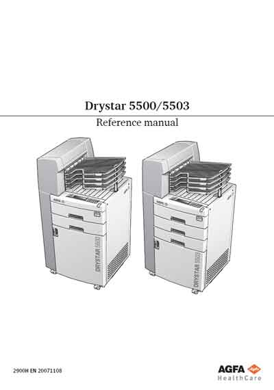 Справочные материалы Reference manual на DryStar 5500, 5503 (Reference manual) [Agfa-Gevaert]