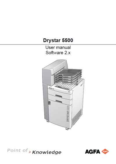 Инструкция пользователя User manual на DryStar 5500 [Agfa-Gevaert]