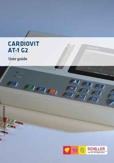 Инструкция пользователя, User manual на Диагностика-ЭКГ Cardiovit AT-1 G2