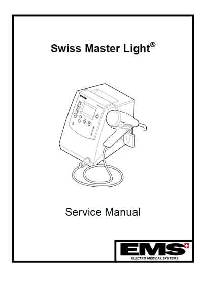 Сервисная инструкция, Service manual на Стоматология Swiss Master Light