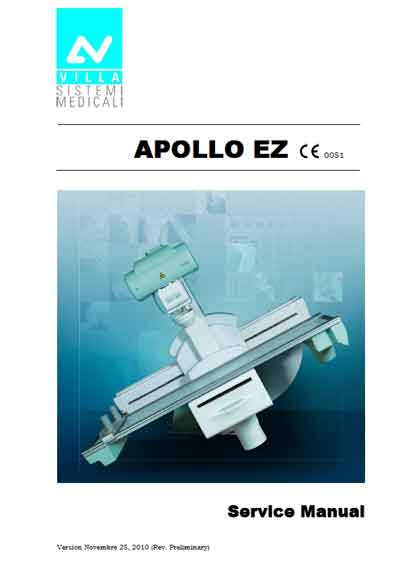 Сервисная инструкция, Service manual на Рентген Apollo EZ